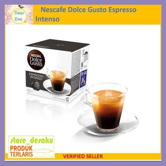 

57Ryr68- Nescafe Dolce Gusto Espresso Intenso Coffee Capsule Kapsul Kopi 4E57Edu-
