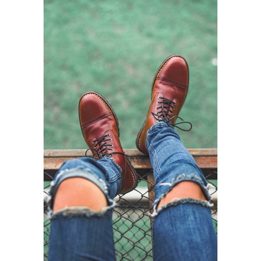 Sepatu Boots Kulit Asli - Vigos Titan Brown