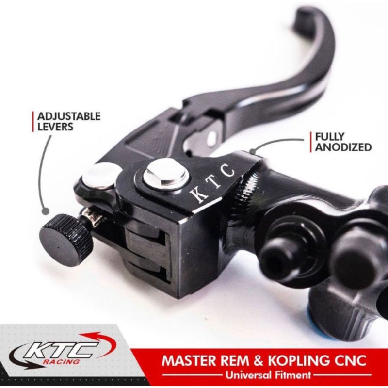 MASTER REM KOPLING KTC RACING UNIVERSAL MATIC SPORT BEBEK JUPITER MX AEROX CBR 150R CB CBR 250R YAMAHA R25 NINJA RR NINJA 250 NINJA 150 VIXION NEW NOUVO MIO SCOOPY BEAT NEW SCOOPY NEW GENIO VARIO NEW VARIO 125 150