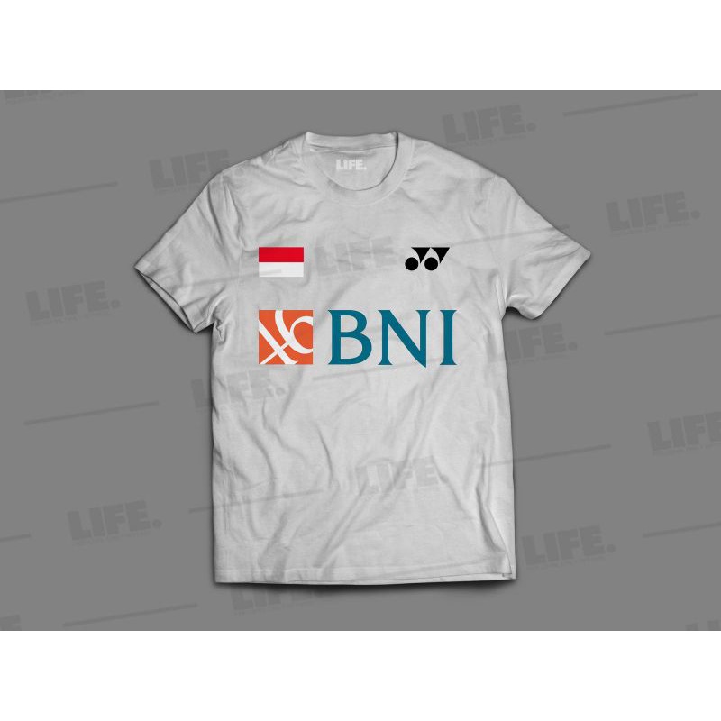 Baju Badminton Dewasa Katun 100% / Baju Oblong Bulutangkis Tshirt Katun Pria