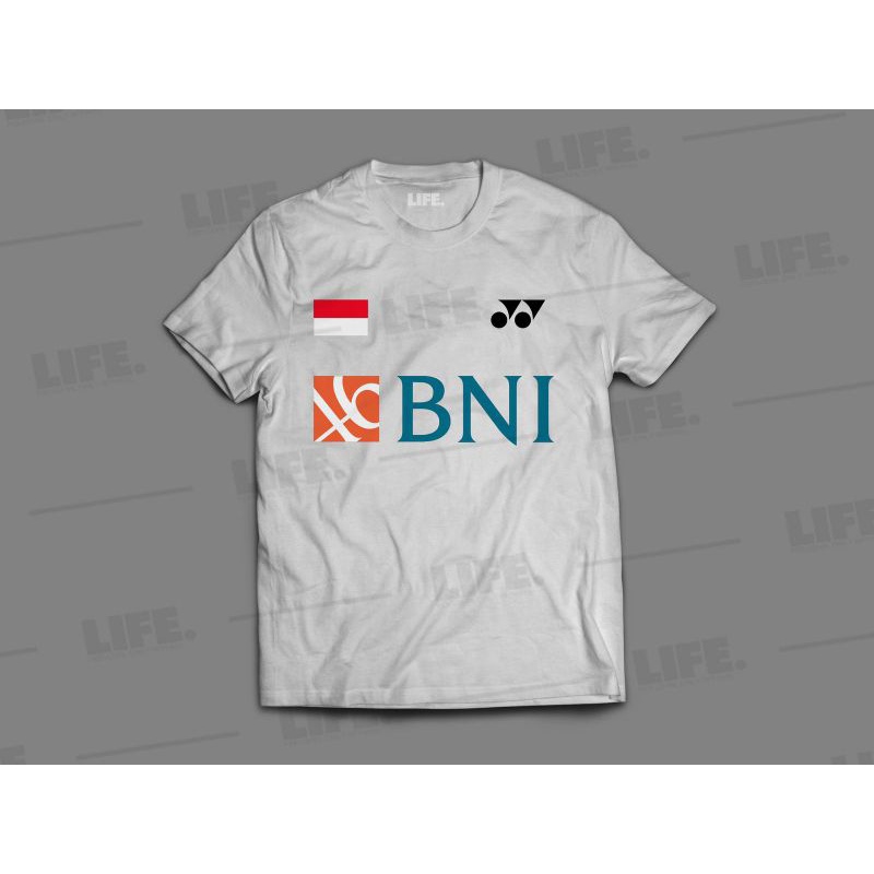 Baju Badminton Dewasa Katun 100% / Baju Oblong Bulutangkis Tshirt Katun Pria