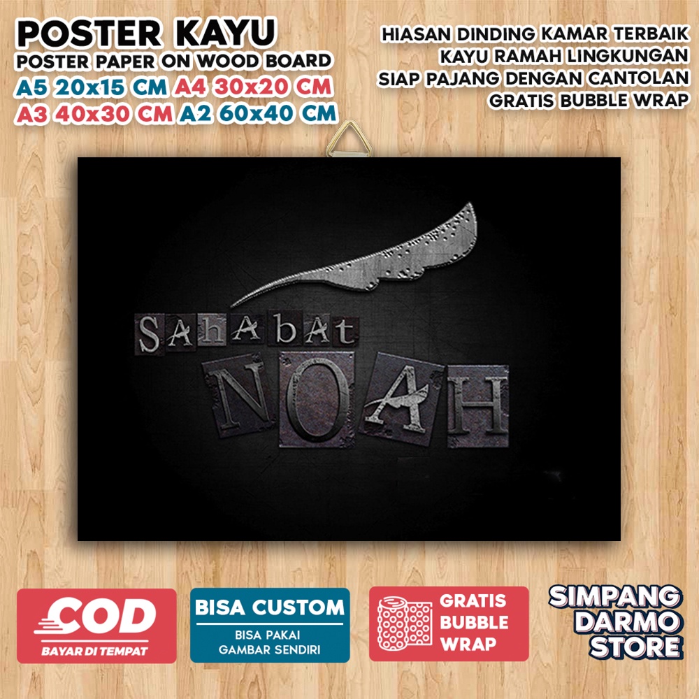Poster Kayu Noah Band Ariel Peterpan Artis Penyayi Pop Indonesia Hiasan Dinding Piter Pan Artis Indo