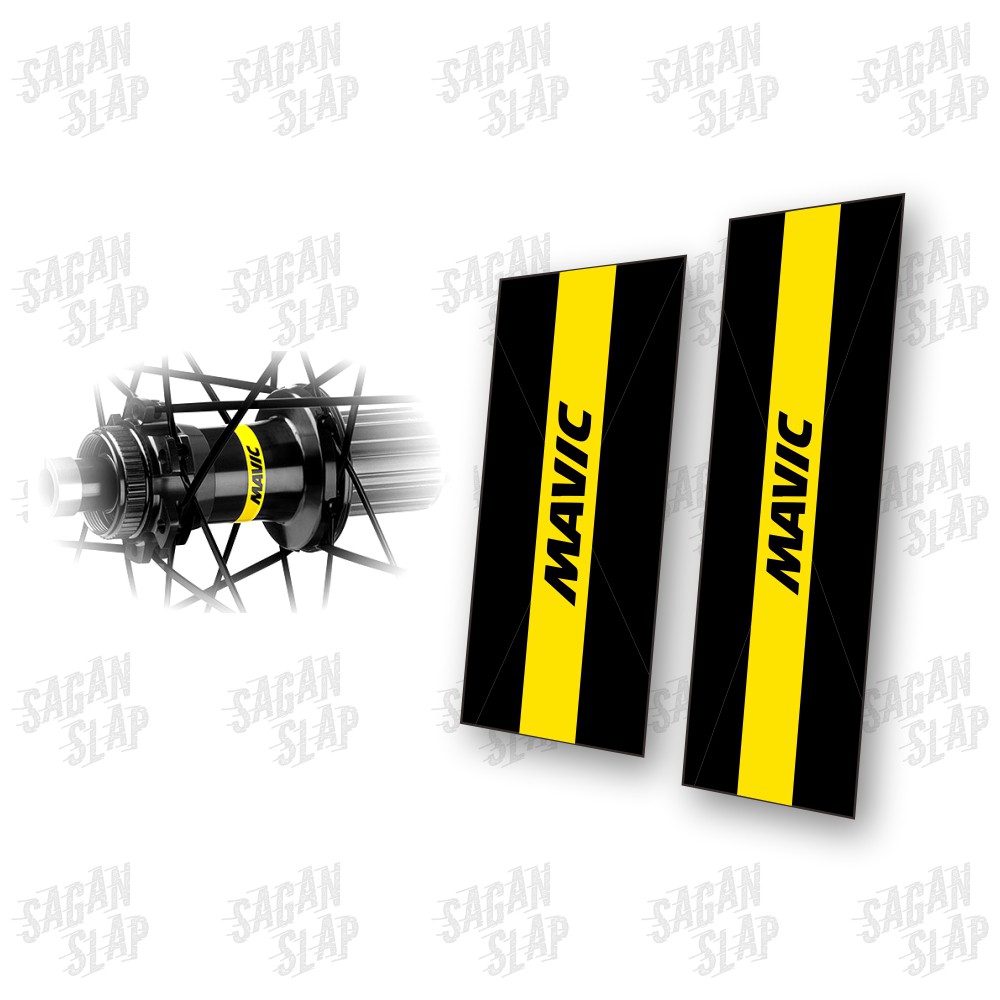 Stiker HUB MAVIC decal sepeda mtb downhill federal