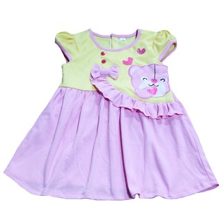 Two Mix Baju  Bayi  Perempuan Bordir Badut Beruang  Imut 2235 