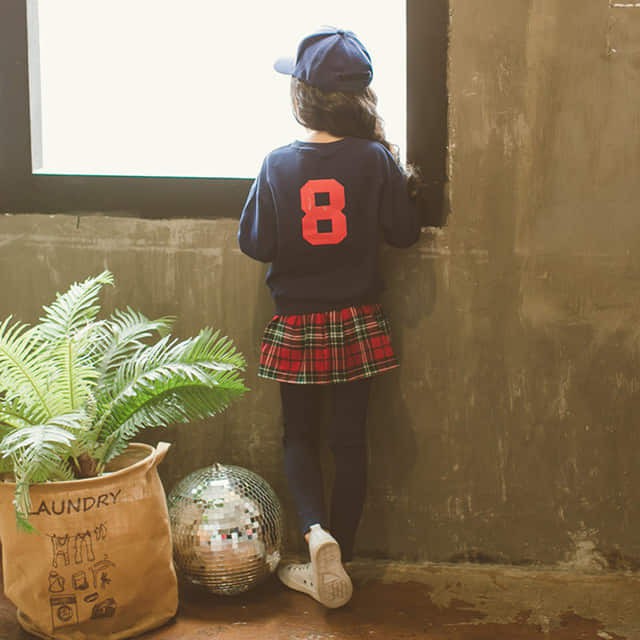 KALILA -  NAVY GO GIRLS Sweater Anak Perempuan Umur 1-5 Tahun | Sweater Anak Cewek