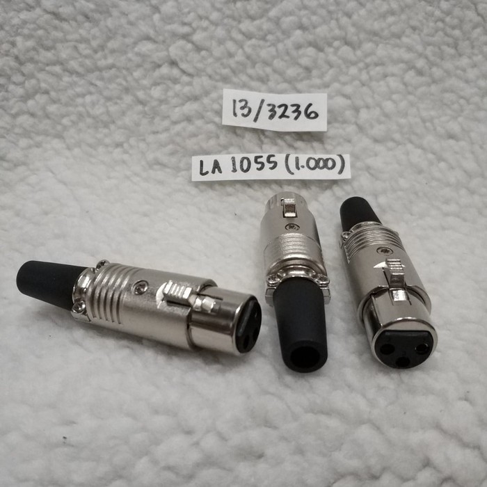 XLR JACK SOCKET KONEKTOR CANON BMA CANARE MALE FEMALE