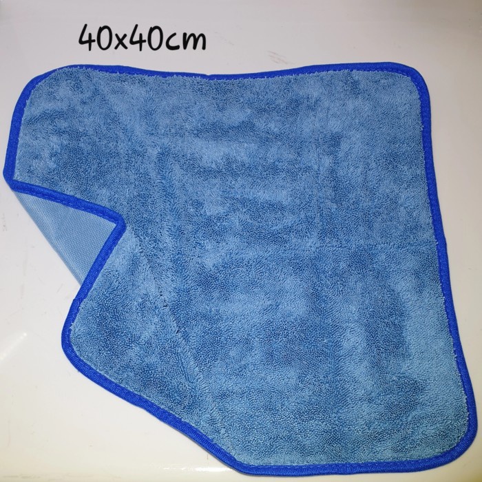 Microfiber Twister Korean Microfiber Drying Towel Twister Microfiber - 40x40 Biru Biru