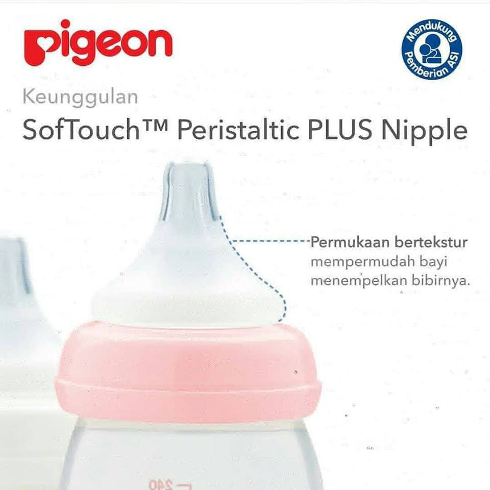 Botol DOT Pigeon Peristaltic PLUS Shopee Indonesia
