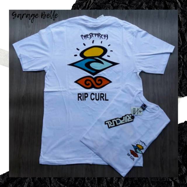 Kaos Premium Ori Ripcurl White