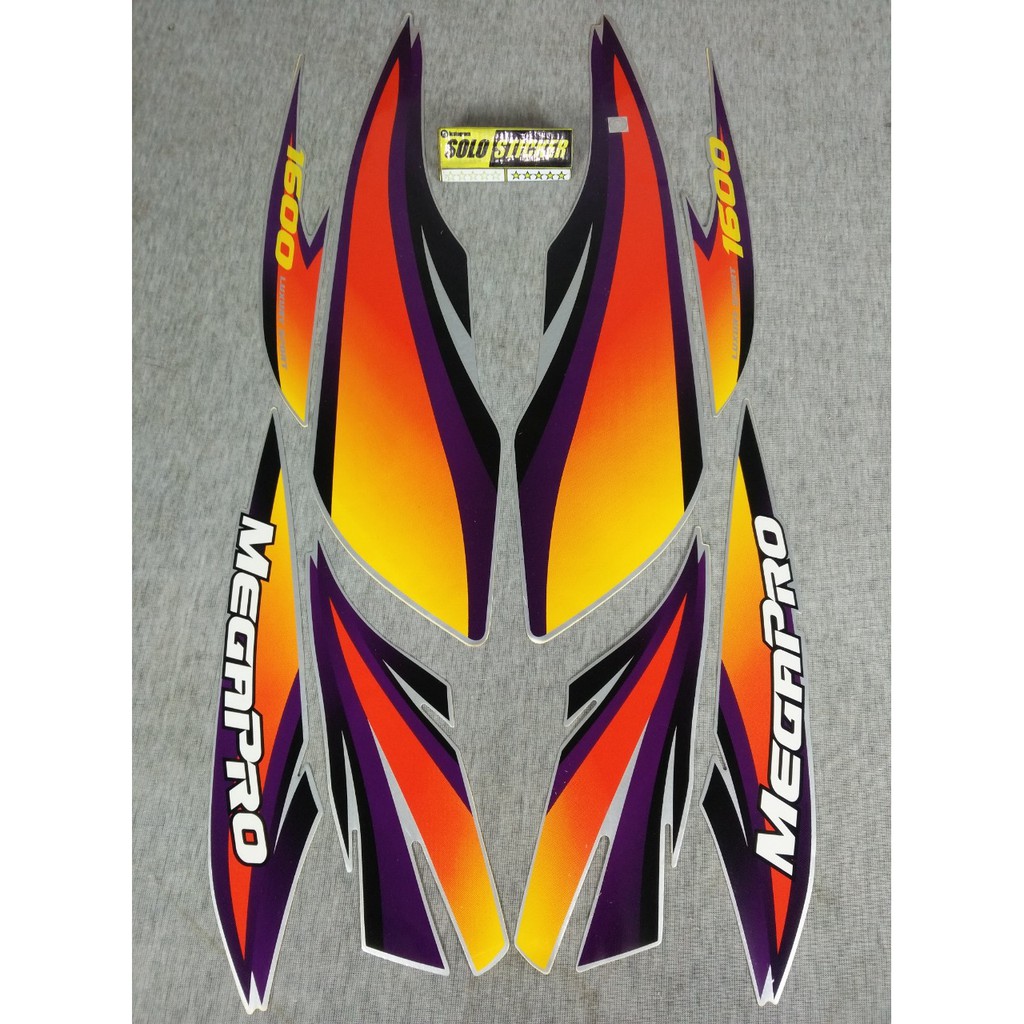 BISA COD Striping Sticker Motor Honda Megapro 2002 2003 Shopee Indonesia