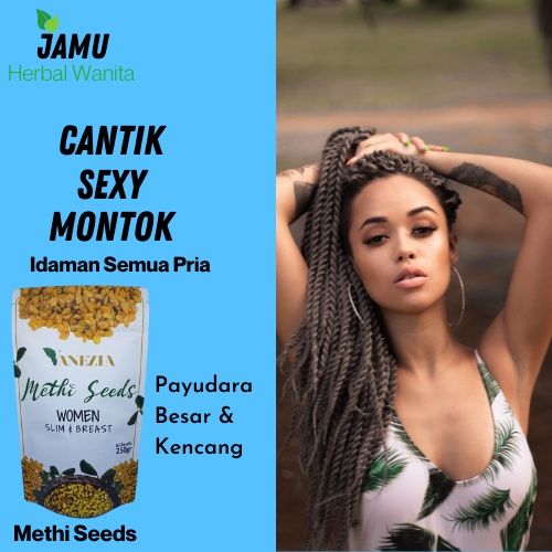 Methi Seeds Herbal Ampuh Pembesar Payudara Perawatan Pengencang Payudara Peramanen Melangsingkan Tub