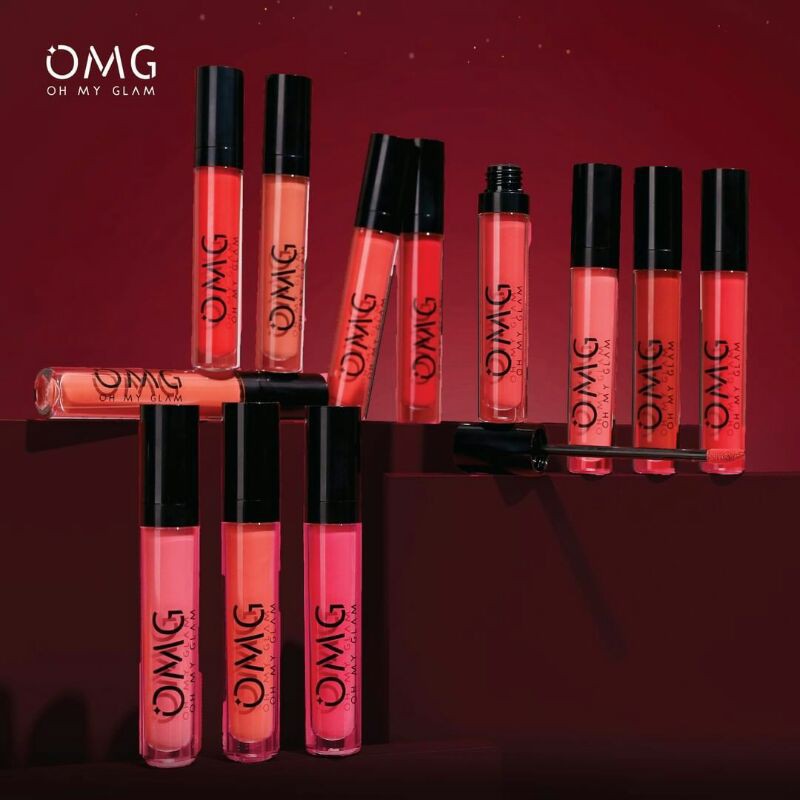 [ AURORA ] OMG Oh My Glam Matte Kiss Lip Cream 3.5g