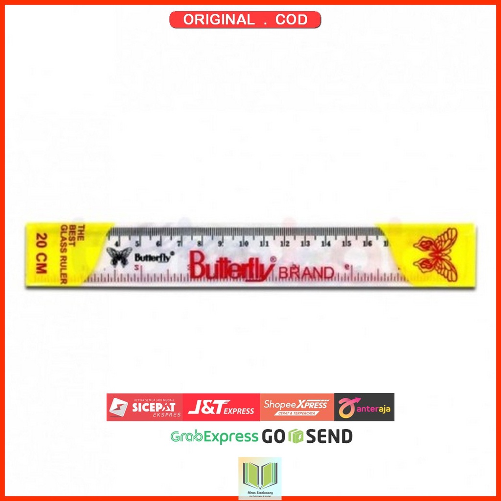 

Butterfly Penggaris BT-20 cm