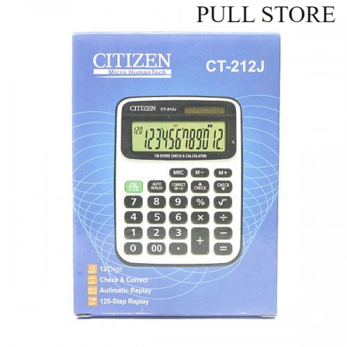 

Kalkulator Citizen CT-212J / CT 212 J 12 Digit Check & Correct