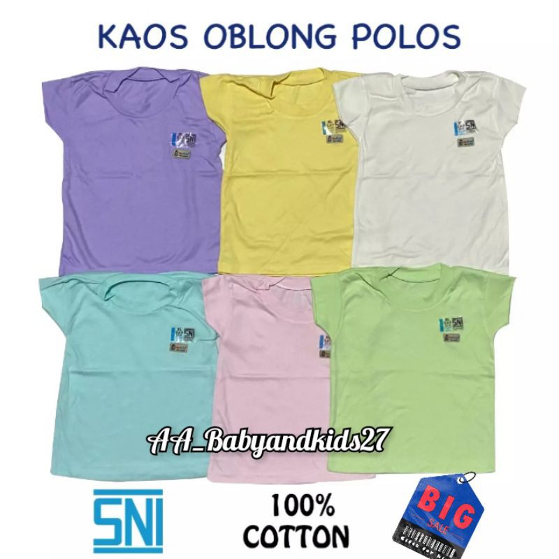 3PC KAOS OBLONG BAYI ONE BABY POLOS-OBLONG BAYI POLOS ONE BABY-KAOS BAYI ONE BABY POLOS