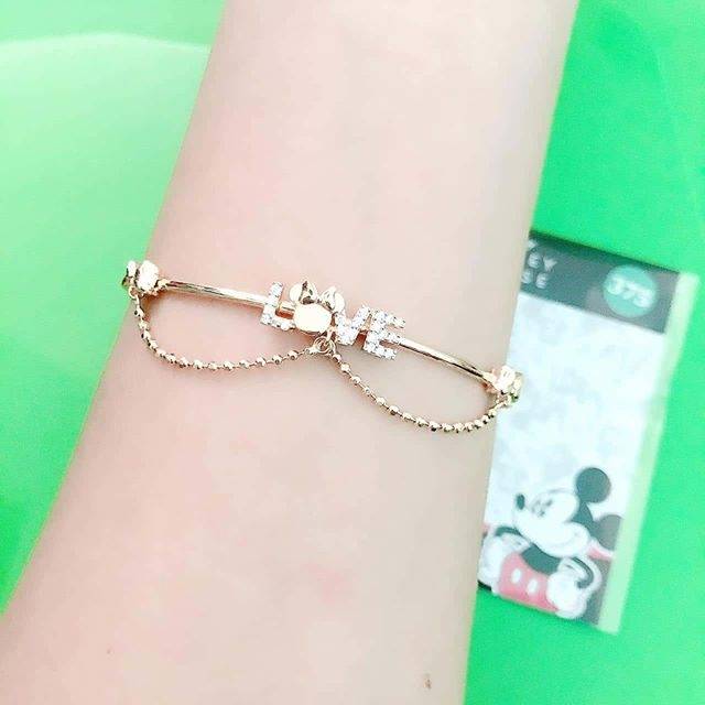 Gelang bangle love minnie mouse kadar 375