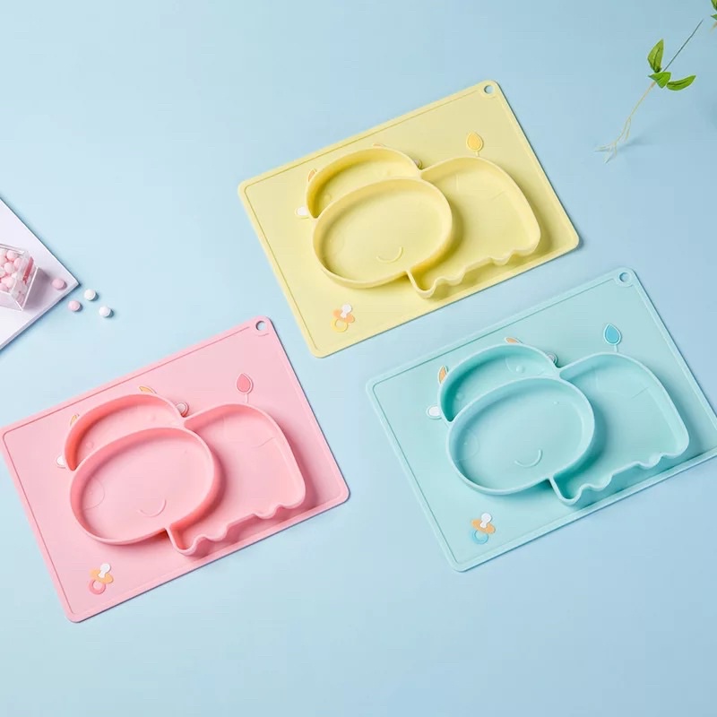 Baby silicone plate - piring bayi silikon