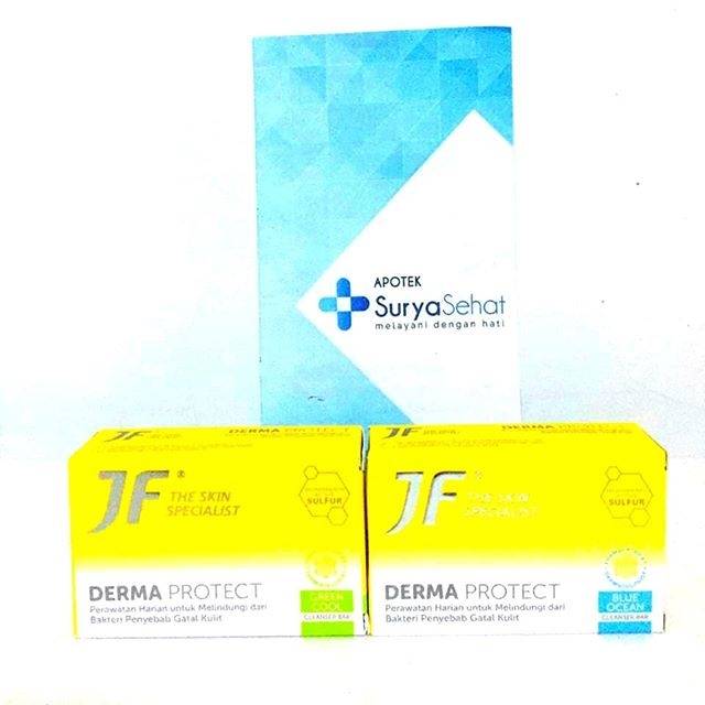 Sabun JF Derma Protect Green Cool 90gr / Blue Ocean 90gr