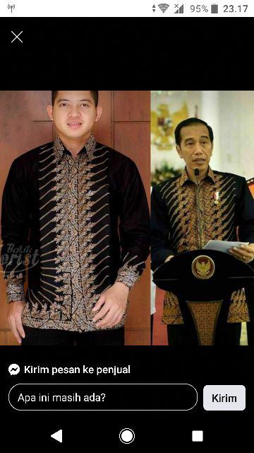 Kemeja Batik Pria Ppbtk07 Wsa04 Lengan Panjang /kemejapria