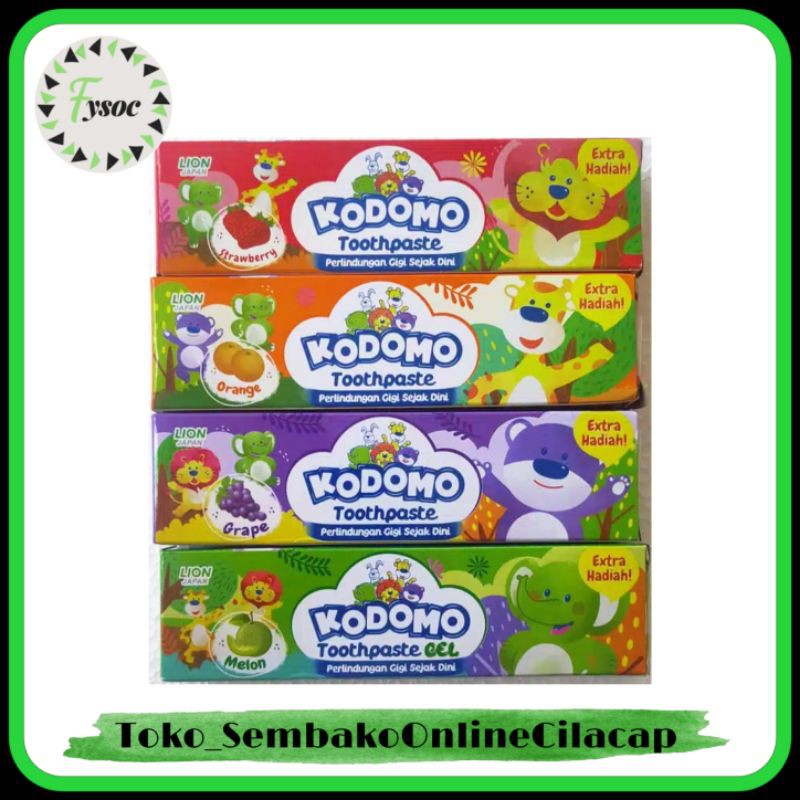 KODOMO PASTA GIGI ANAK BONUS EXTRA HADIAH