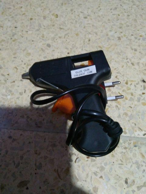 Glue Gun Kecil 10 Watt Hotmelt Gun Alat Lem Lilin Kecil Pistol Lem Tembak