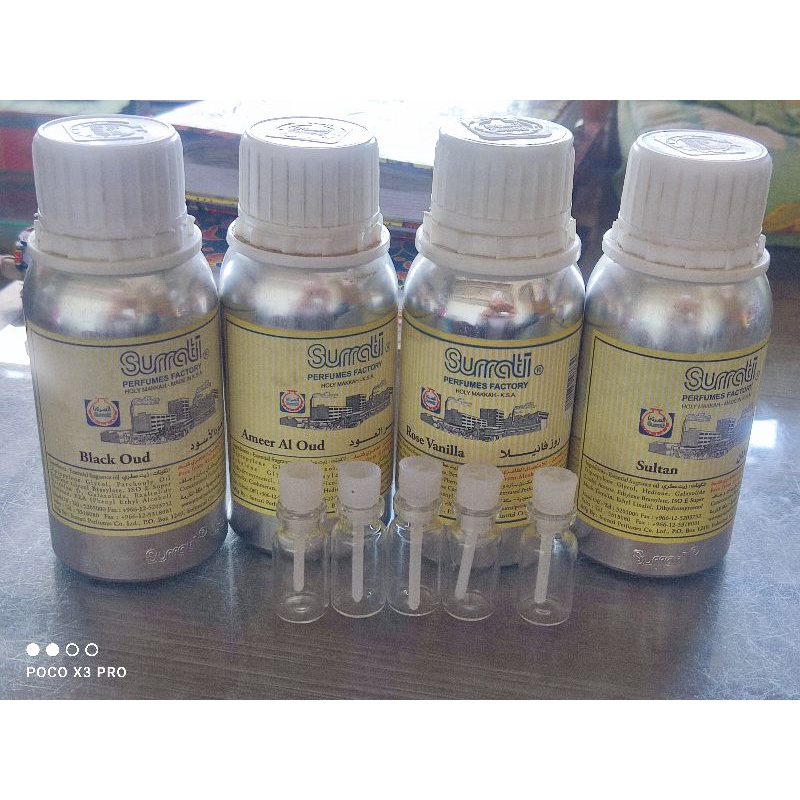 Tester Bibit Parfum Surrati Murni Original IMPORT Arab Saudi