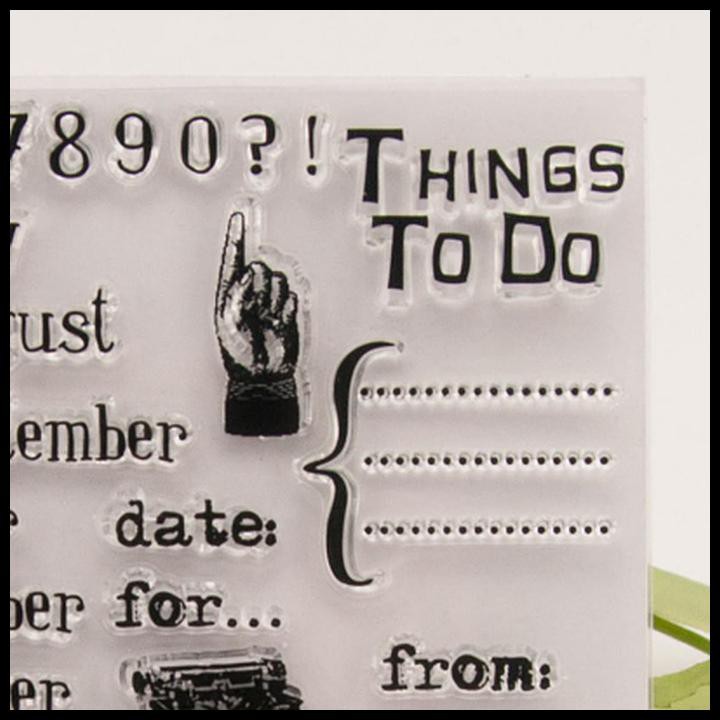 

Produk Unggulan Clear Stamp (Stempel Transparan/Bening) - Planning Schedule