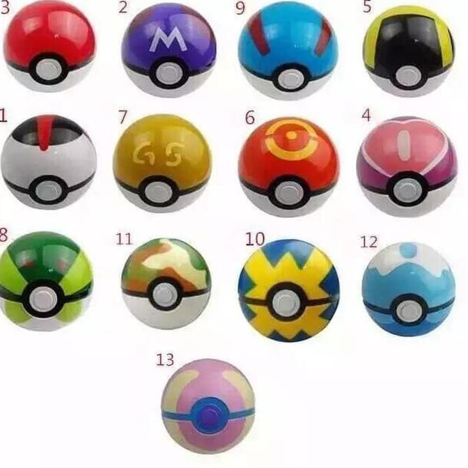 TERLARI5 Pokeball Figure Pokemon Mainan Pokemon Figure Pikachu