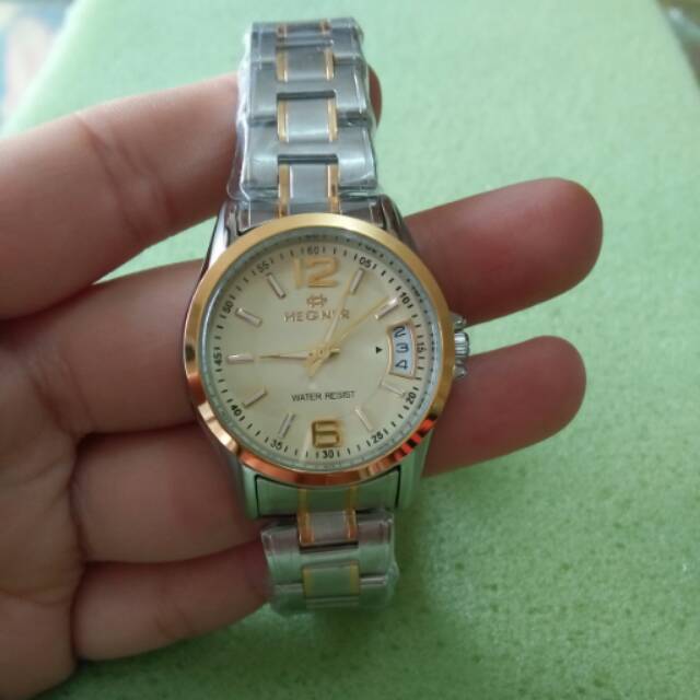 Jam Tangan hegner Ladies kombinasi Gold