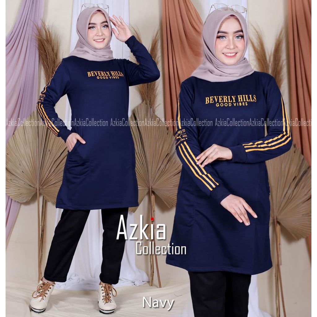 tunik wanita kaos babyterry