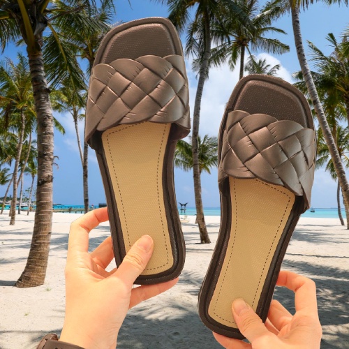 Sandal Selop Karet Import sendal  Slop wanita murah karet jelly BOLONI Gisel Sandal Flat Jelly-3