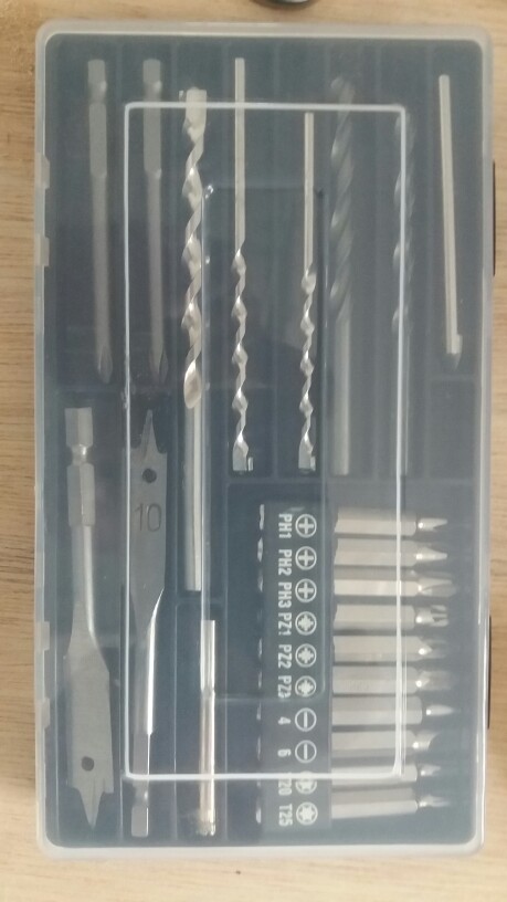 Mata Bor Set 21 Pcs Besi Kayu Tembok Beton Obeng Kaca Keramik