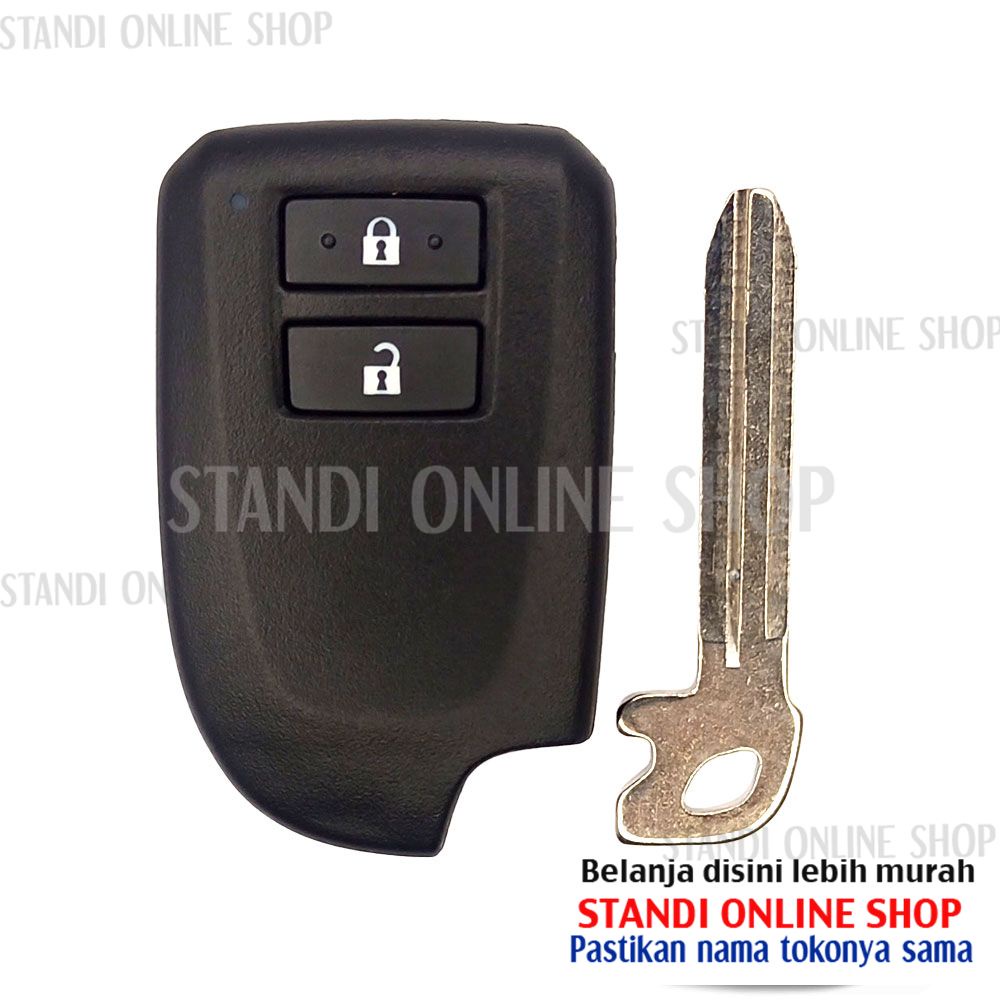 Remote Set Kunci Smartkey Toyota New Yaris Lele Original