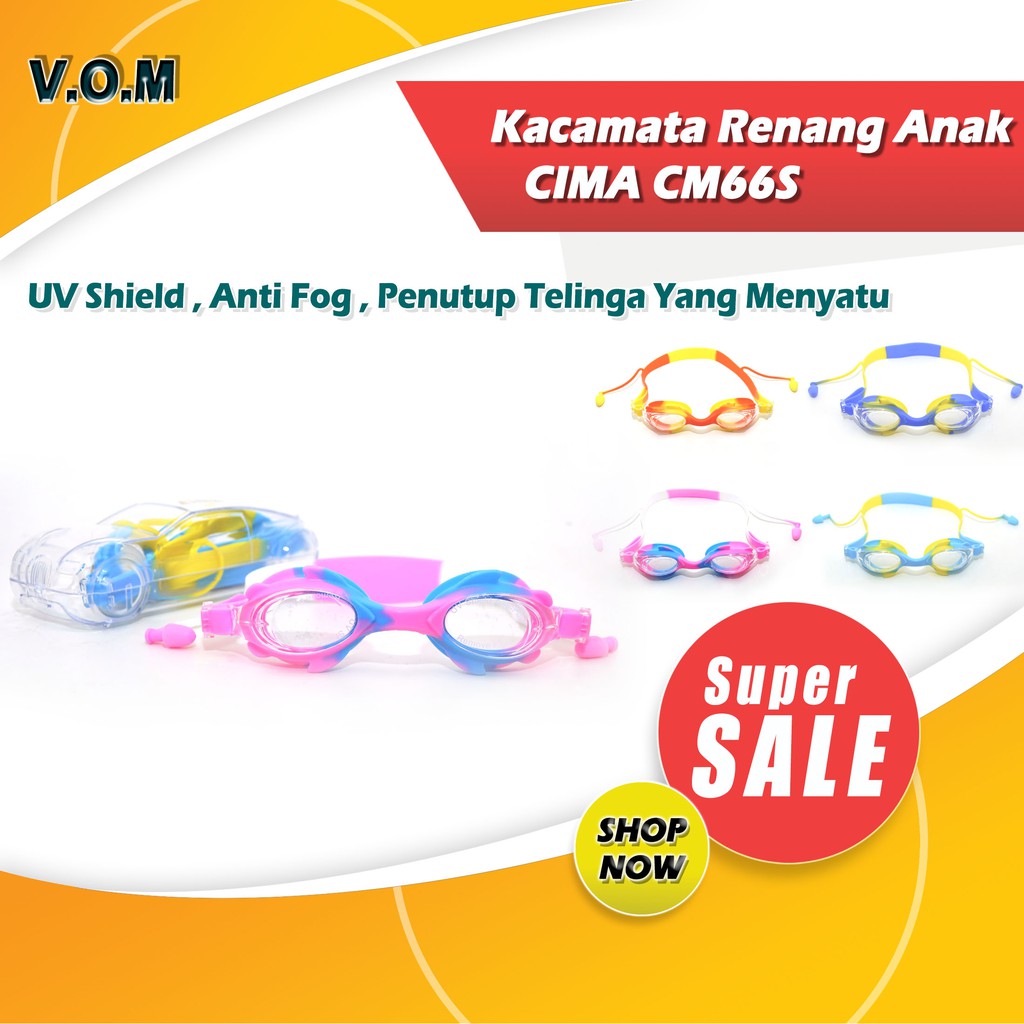 VOM 0420 Kacamata Renang Anak CIMA CM66S Swimming Goggle - 0420