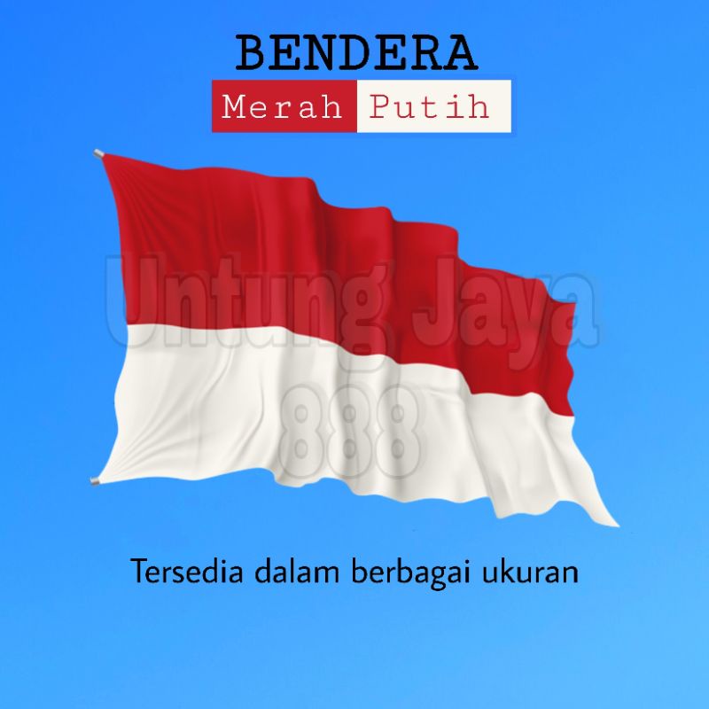 Bendera Merah Putih Bendera Indonesia / Bendera Agustusan