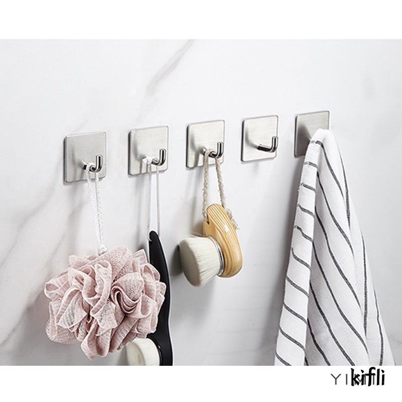 Gantungan Dinding,Pengait Dengan Model Single Dan,Bahan Stainless Steel