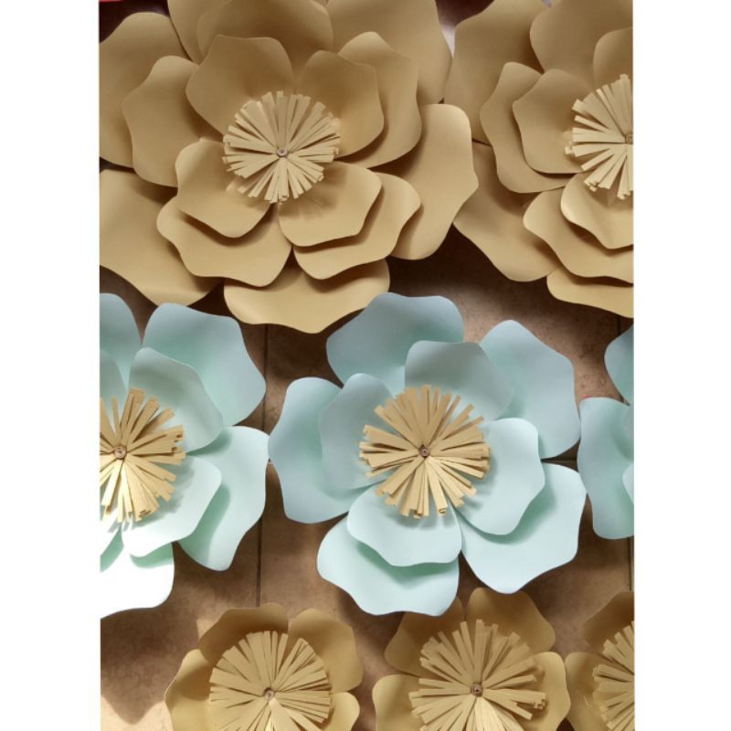 

paper flower size medium