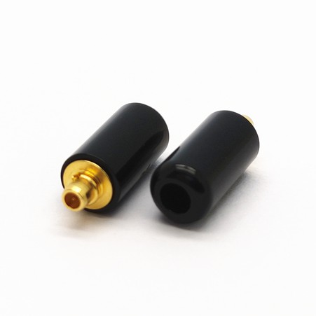 1pair DIY MMCX pin Male Beryllium copper Socekt for earphone earbuds SE846/W60/VE6 Pure black