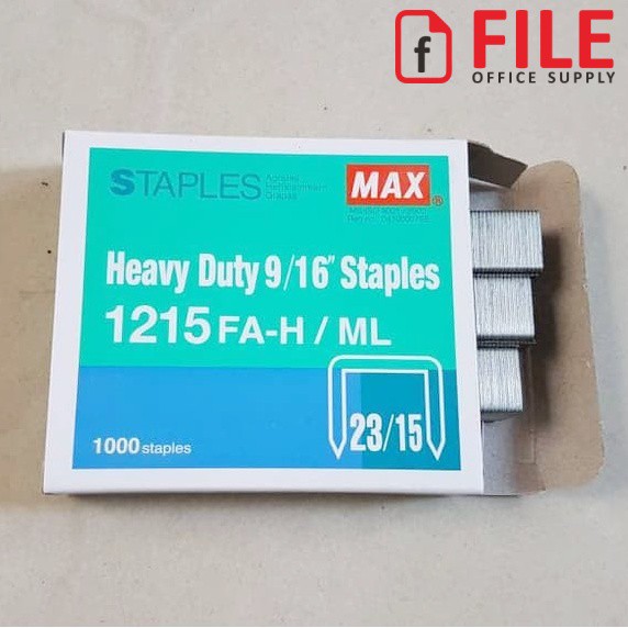 

Isi Staples Jilid Max Heavy Duty 1215 FA-H / ML 23/15 (9/16")