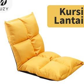Muzy Kursi Lantai Lipat Sofa Lazy Bag Tempat Duduk Santai Lesehan Sofa Lantai Kursi Lesehan Sandaran