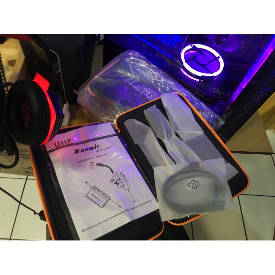 Mic wireless saxophone microphone baomic murah