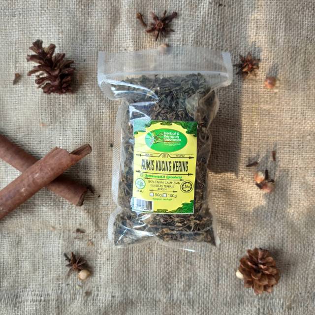 

Kumis Kucing Kering - 100 GR / REMPAH / JSR / 100% MURNI