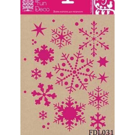 

Fun Deco Stencil ~ FDL031