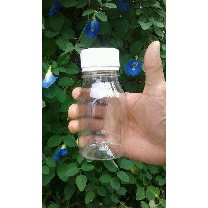 BOTOL PLASTIK PET 250ML MADU TUTUP SEGEL BY GOJEK