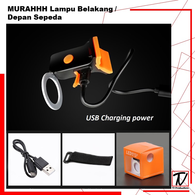 MURAHHH Lampu Belakang / Depan Sepeda