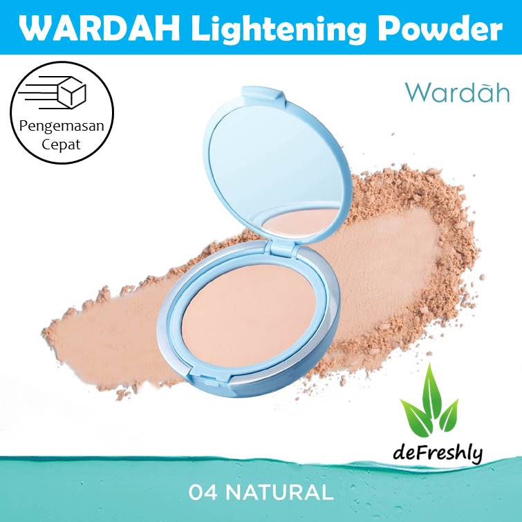 Wardah Lightening Powder Foundation Light Feel TWC Two Way Cake - 12gr