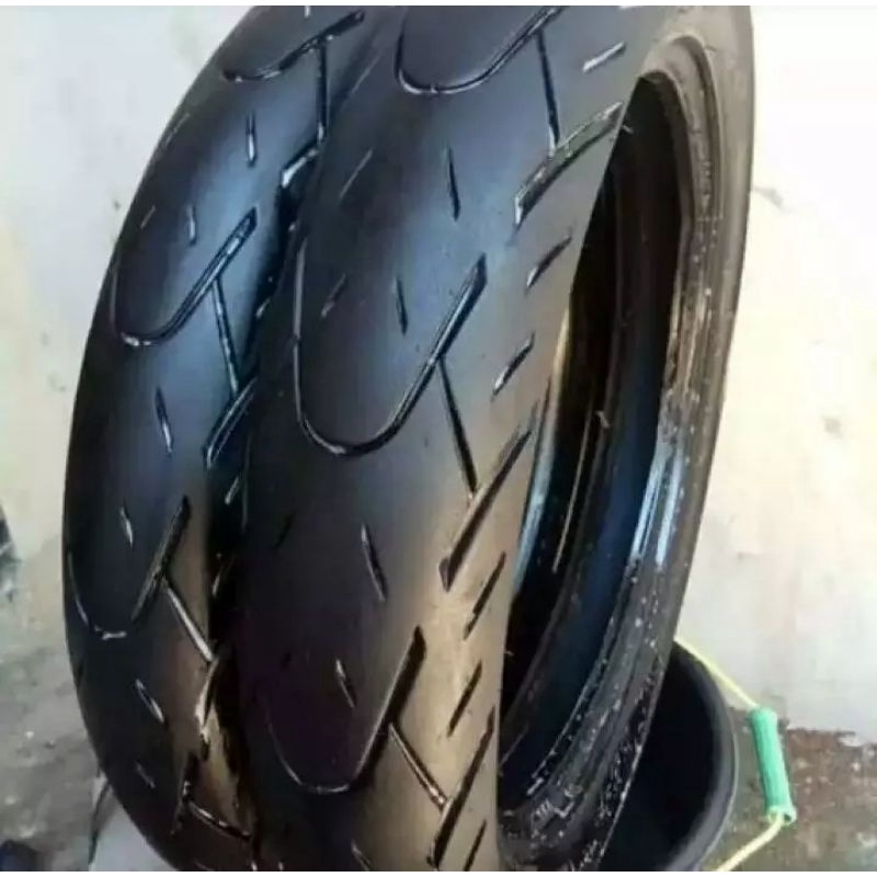 sepasang ban all metic uk70/90&80/90 ring 14 tubles