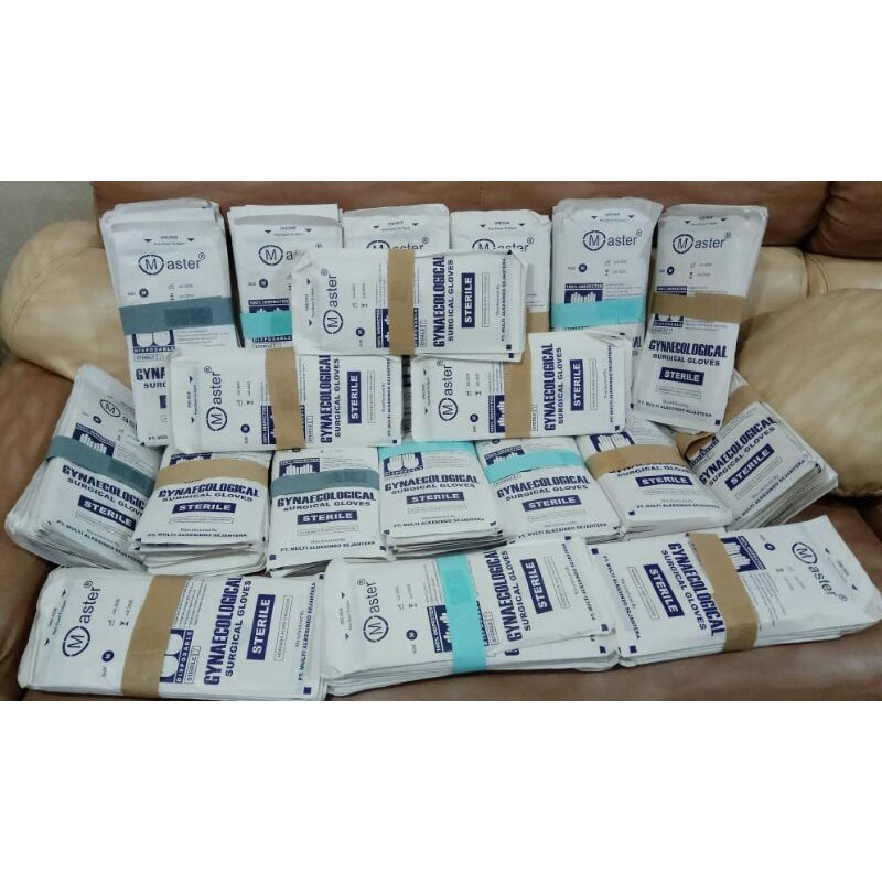 sarung tangan obgyn steril master