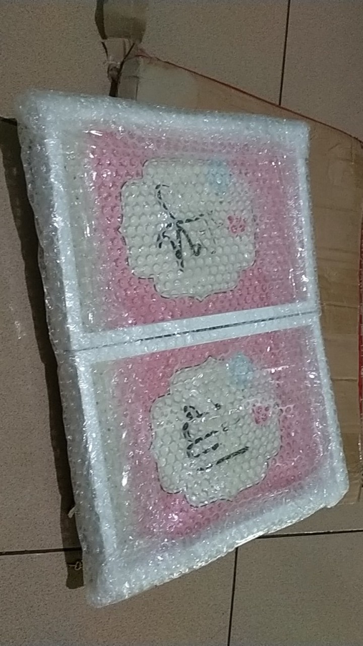 Pajangan Lukisan Kaligrafi Allah Muhammad Shabby Chic Uk 20x30