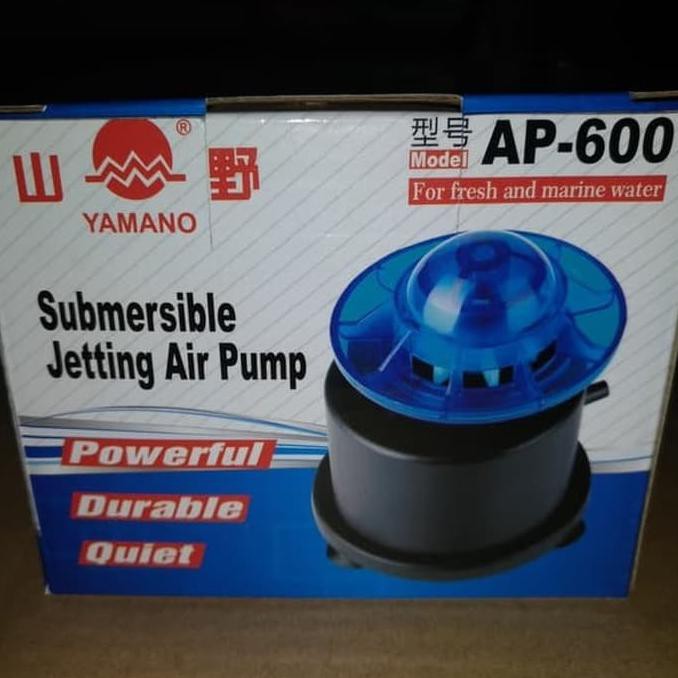 Aquarium ikan hias aerator jetting pump yamano ap 600 gelembung udara